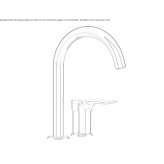 2-hole single-lever washbasin faucet Padulle