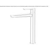 Single-lever countertop washbasin tap Rialto