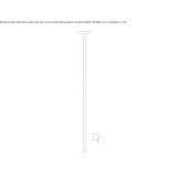Single-lever washbasin faucet mounted on the ceiling Vela