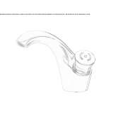 Single deck mounted faucet Strasice