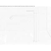 Countertop washbasin tap made of stainless steel Gonnheim