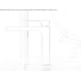 Single-lever countertop washbasin tap Garlenda