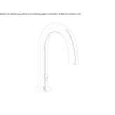 Electronic 1-hole countertop washbasin faucet Espanita