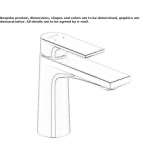 Bateria umywalkowa nablatowa jednouchwytowa 1-otworowa Ruzic