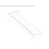 Electronic wall-mounted washbasin faucet with 1 hole Espanita