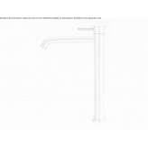 Single-lever washbasin tap made of stainless steel Gonnheim