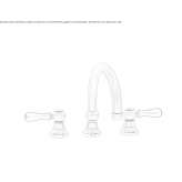 3-hole countertop washbasin tap Lytle