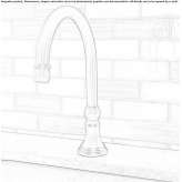 Brass infrared washbasin faucet Lugoj