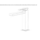 1-hole countertop washbasin tap Zipari
