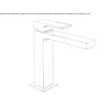 Single-lever washbasin tap without stopper Kanepi