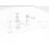3-hole countertop washbasin tap with cork stopper Dietach
