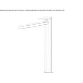 Tall, single-lever washbasin tap Moimacco