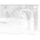 Countertop 1-hole stainless steel washbasin tap Ceiba
