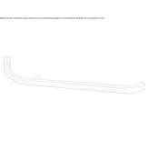 Wall-mounted washbasin tap made of stainless steel Mezzano