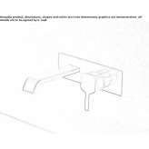 Bateria umywalkowa ścienna Stropkov