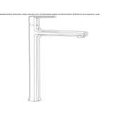 Single-lever washbasin tap without stopper Raning