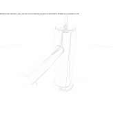 Single-lever countertop washbasin tap Perafita