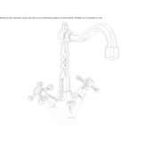 Countertop washbasin tap with aerator Beecroft