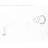 Two-hole, single-lever, wall-mounted washbasin faucet Akaa