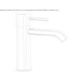 Countertop washbasin tap Corfu