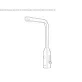 Faucet with mixer sensor, mounted on deck Ochojno