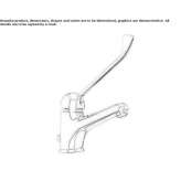 Single-lever washbasin tap Tomochic