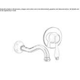2-hole washbasin tap with single handle Wanchaq