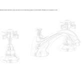 3-hole countertop washbasin tap Torrice