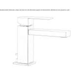 Single-lever washbasin tap Lemgo