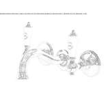3-hole wall-mounted washbasin tap Radeberg