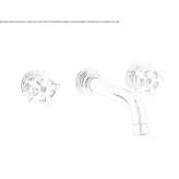 3-hole wall-mounted washbasin tap without stopper Zemmer