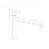 1-hole stainless steel basin tap Topile