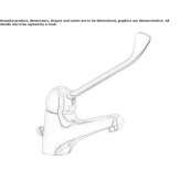 Single-lever washbasin tap Tomochic