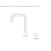 2-hole brass countertop washbasin faucet Brainerd
