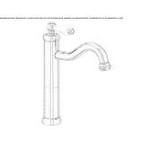 Single-lever, 1-hole washbasin faucet Livny