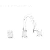 3-hole countertop washbasin tap Pettineo