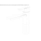 Single-lever countertop washbasin tap Orasac