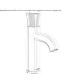 Single-lever countertop washbasin tap Truckee