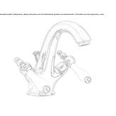 Countertop washbasin tap Slavnoye