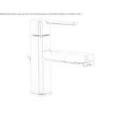 Single-lever washbasin tap Paignton