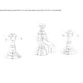 3-hole brass basin faucet Kinloss