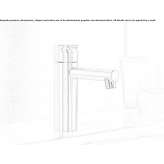 Single-lever countertop washbasin tap made of stainless steel Barkaroe