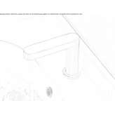 Brass infrared washbasin faucet Nyrkiv