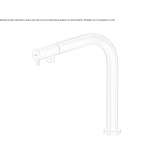 Countertop washbasin tap made of stainless steel Opatow