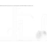 Single-lever countertop washbasin tap Garlenda
