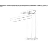 Single-lever countertop washbasin tap Zipari