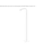 Free-standing washbasin tap made of stainless steel Opatow