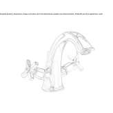 Countertop washbasin tap with 1 hole Seabrook