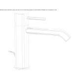 Countertop washbasin tap Corfu