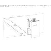 Wall-mounted single-lever washbasin tap with plate Sarandi